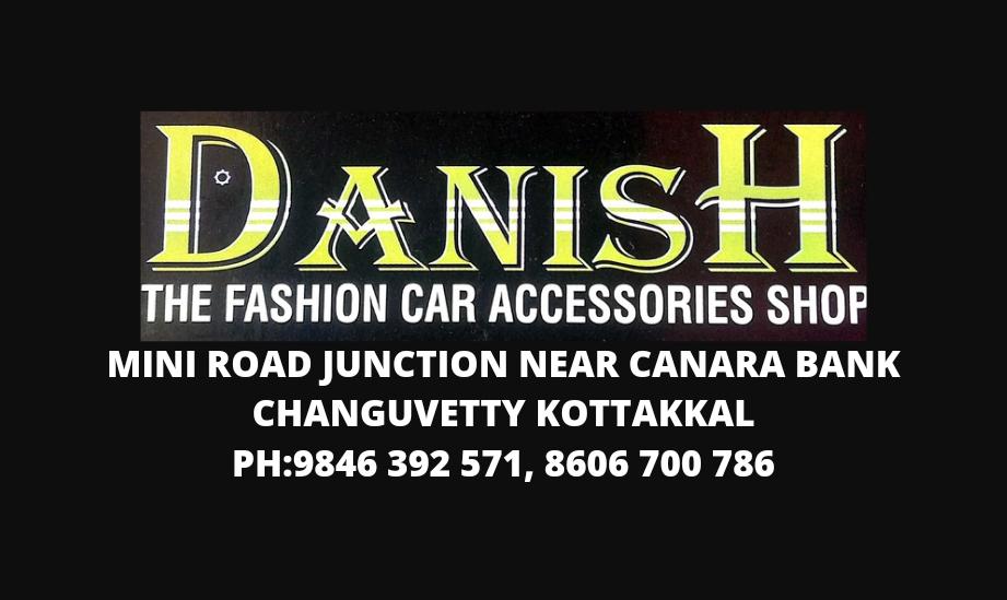 DANISH THE FASHION CAR ACCESSORIES CHANGUVETTY